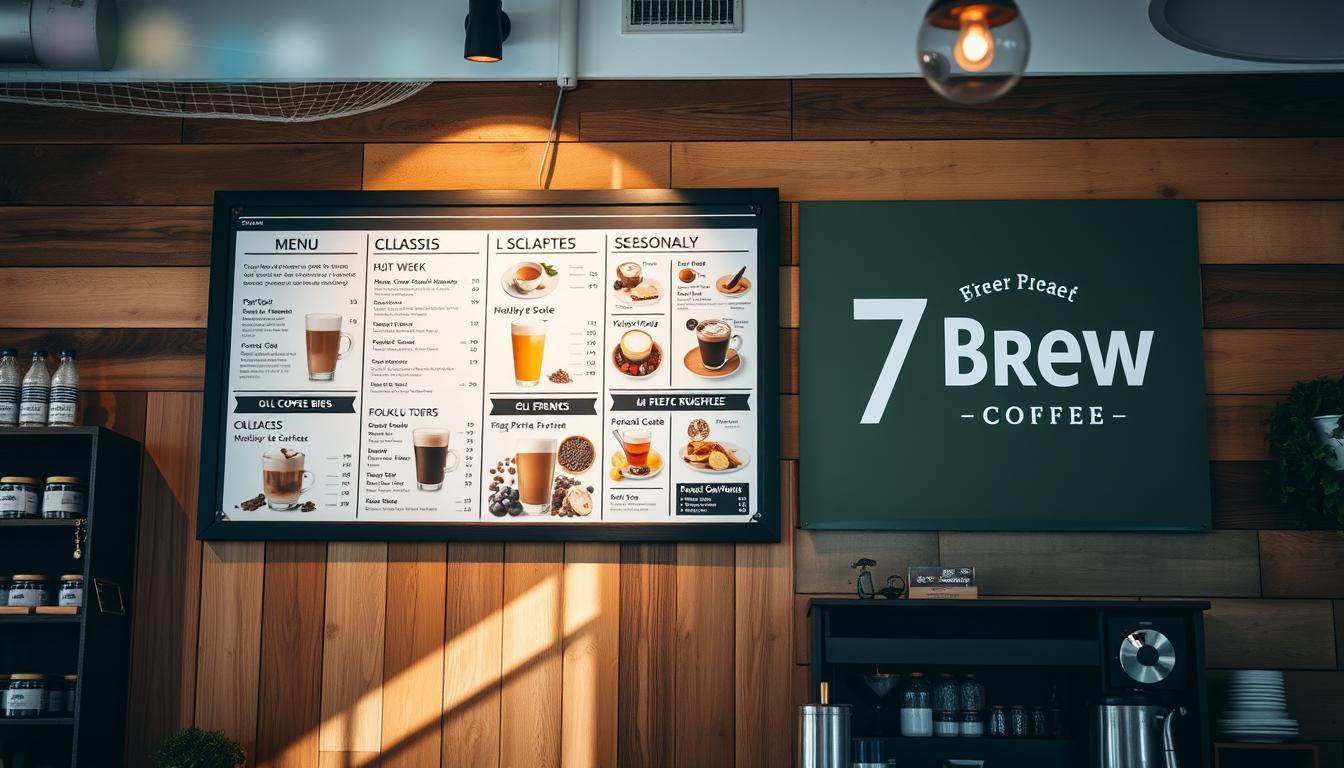 7 brew coffee menu