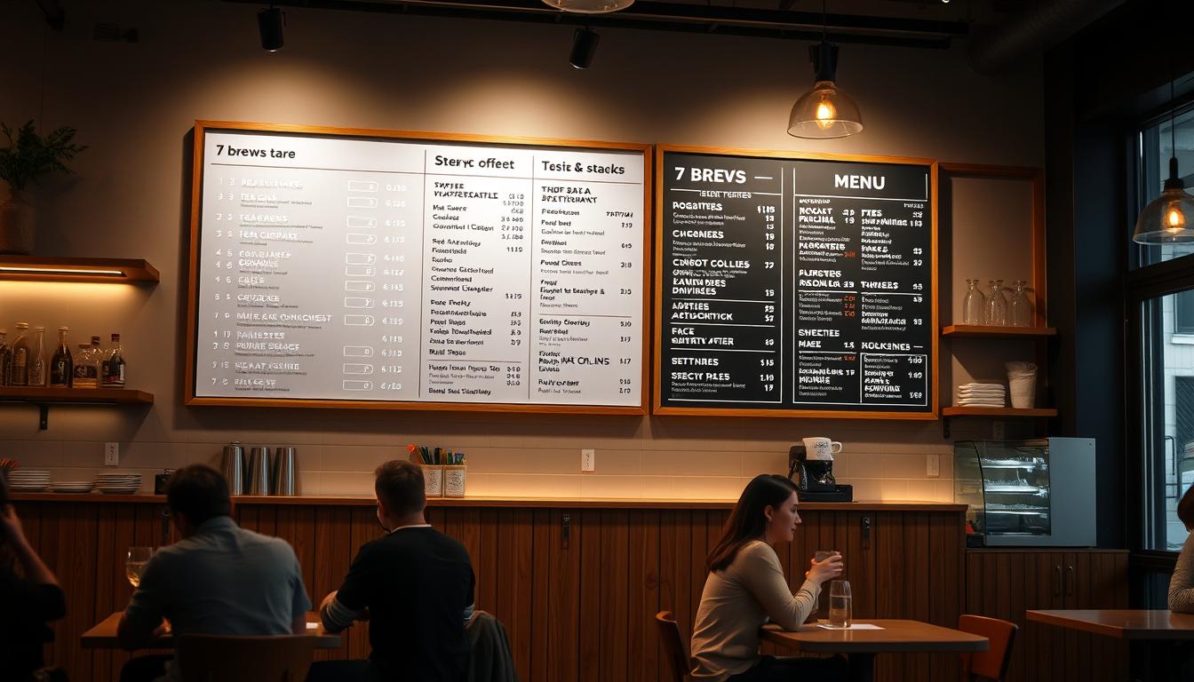 7 brew menu