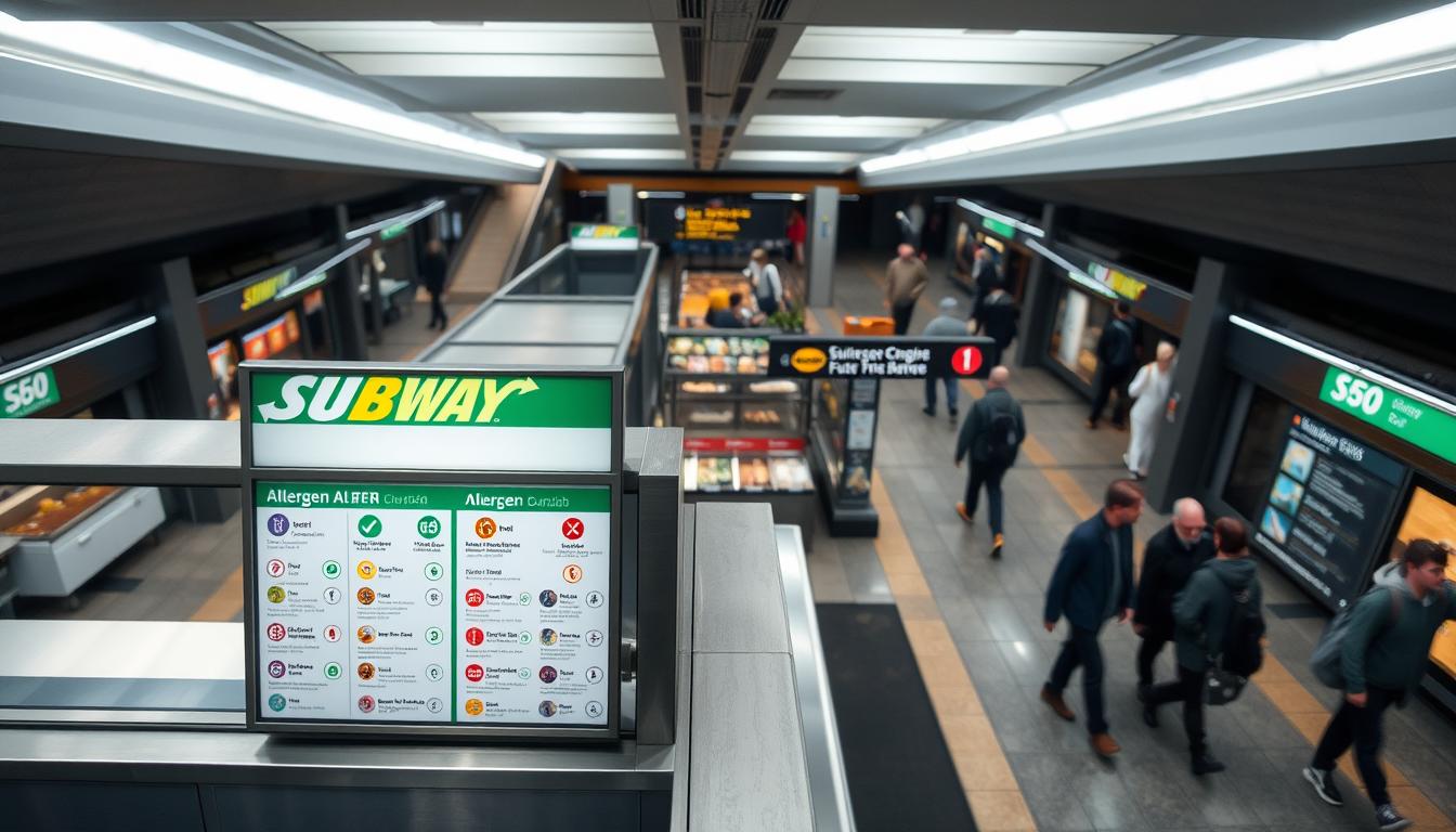 subway allergen menu
