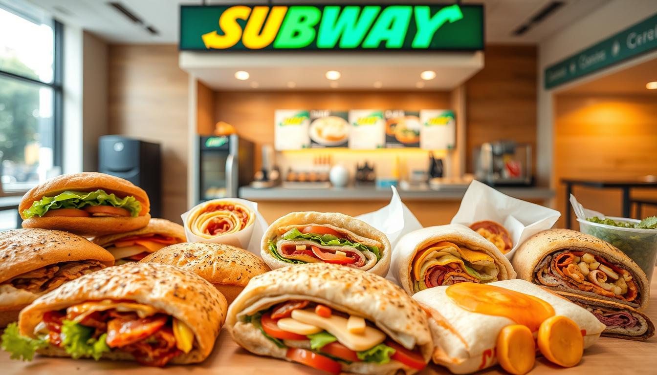 subway breakfast menu