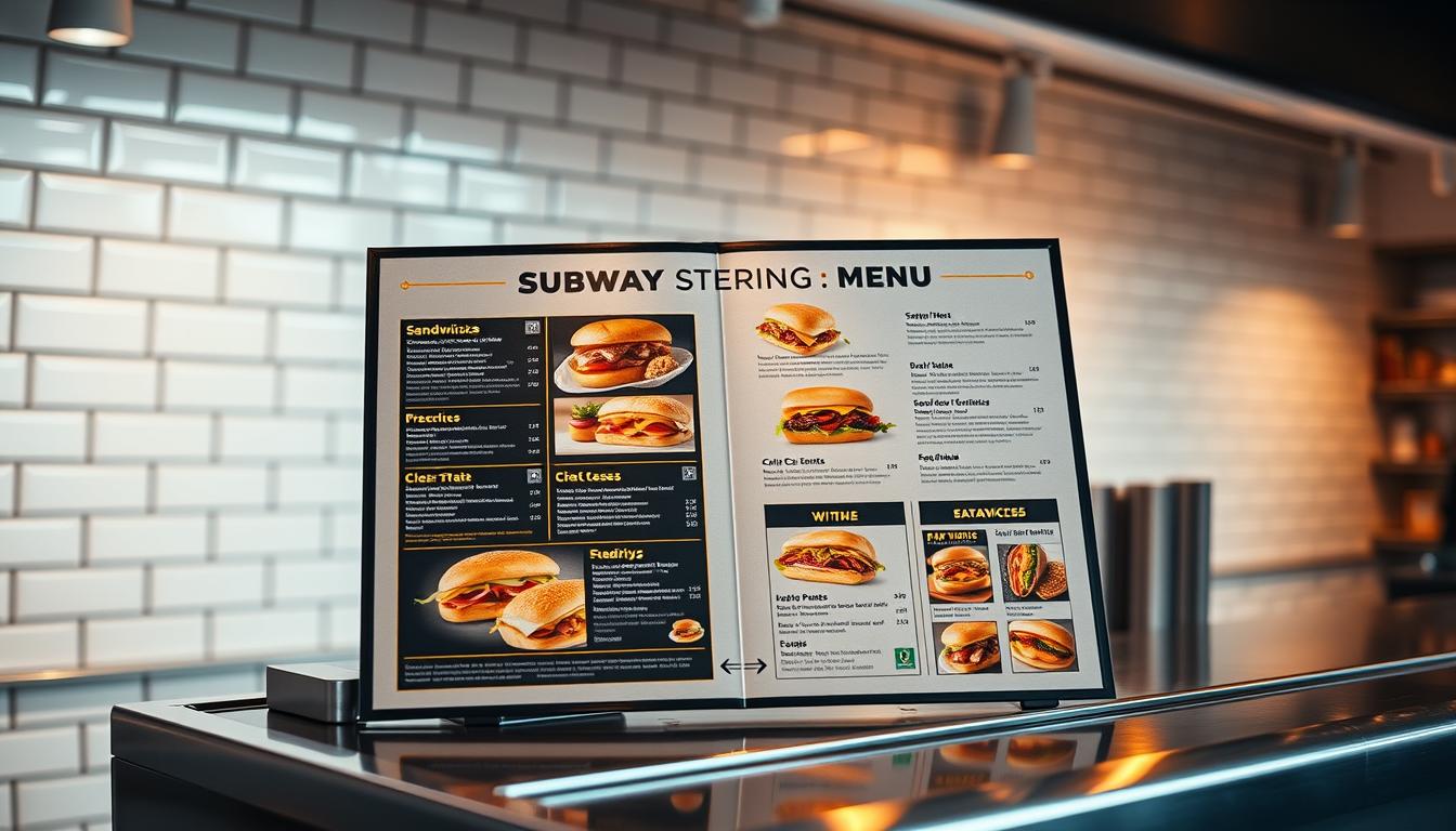 subway catering menu